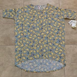 Disney LuLaRoe Winnie the Pooh Light Blue Yellow Women’s T-Shirt NEW w/ Tag